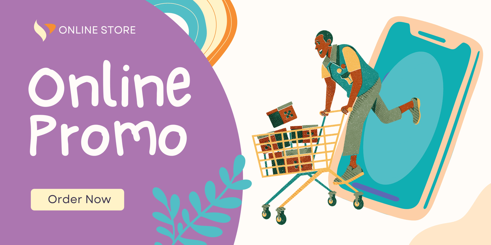 Red and Green Festive Christmas Sale Promotion Banner Landscape (2)